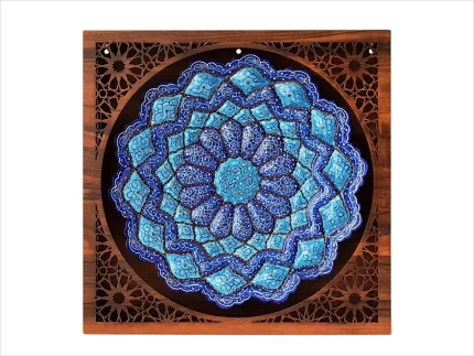 قاب میناکاری طرح جعبه مشبک