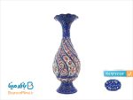 گلدان میناکاری شده اثر اسماعیلی 16 سانتی متر