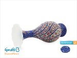 گلدان میناکاری شده اثر اسماعیلی 16 سانتی متر