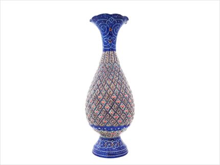گلدان صراحی میناکاری اسماعیلی 25 سانتی