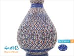گلدان میناکاری اثر اسماعیلی خمره ای 30 سانتی
