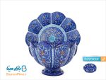 کاسه و بشقاب میناکاری اسماعیلی قطر 14 سانتی