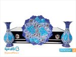 باکس ست مینا کاری بشقاب 20 و گلدان 16 سانتی