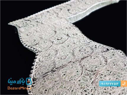هنر ملیله کاری اصفهان صنایع دستی محبوب ایرانی آینه ملیله کاری طرح آسمان