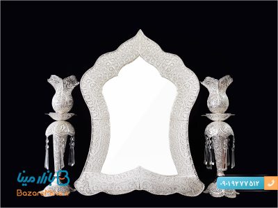 آینه ملیله کاری طرح آسمان