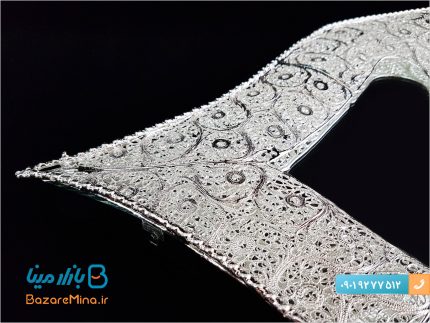 هنر ملیله کاری اصفهان صنایع دستی محبوب ایرانی آينه مليله كاري
