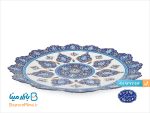 بشقاب میناکاری اسماعیلی طرح ترنج 30 سانتی