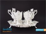 سرویس قهوه خوری ملیله کاری