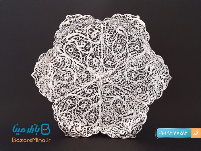سرویس قهوه خوری ملیله کاری