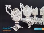 سرویس قهوه خوری ملیله کاری