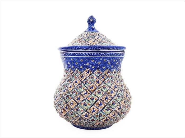 قندان میناکاری گردن باریک اسماعیلی قندان میناکاری گردن باریک اسماعیلی