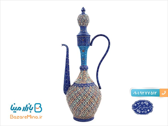 گلاب پاش میناکاری اسماعیلی ارتفاع 35 سانتی متر