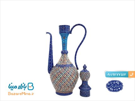 گلاب پاش میناکاری اسماعیلی ارتفاع 35 سانتی متر