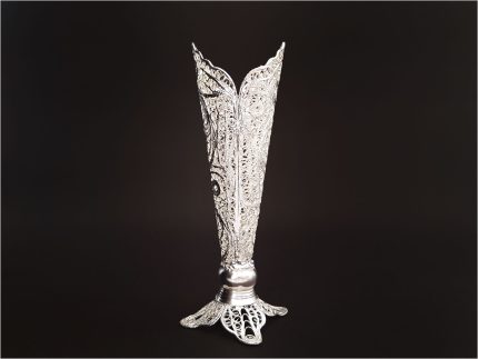 گلدان مدادی ملیله کاری سایز 1