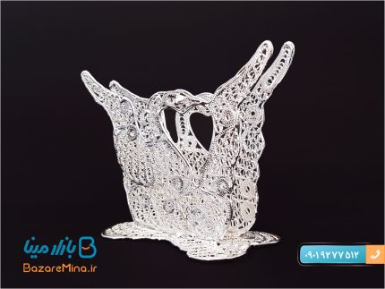 جا دستمال کاغذی ملیله کاری