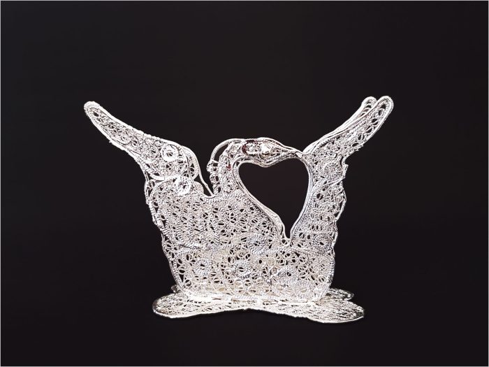 جا دستمال کاغذی ملیله کاری جا دستمال کاغذی ملیله کاری