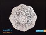 کاسه آجیل خوری پایه دار ملیله کاری
