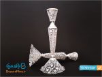 شمعدان مليله كاري ارتفاع 30 سانتی متر