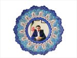 بشقاب میناکاری با چاپ عکس