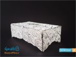 جعبه دستمال کاغذی ملیله اصفهان