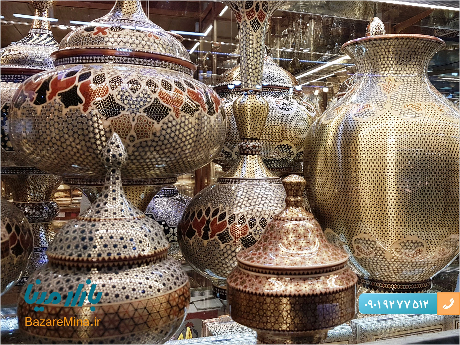 خاتم کاری روی مس