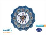 ساعت مسی میناکاری اثر اسماعیلی قطر 20 سانتی