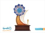 تندیس جا قلمی میناکاری