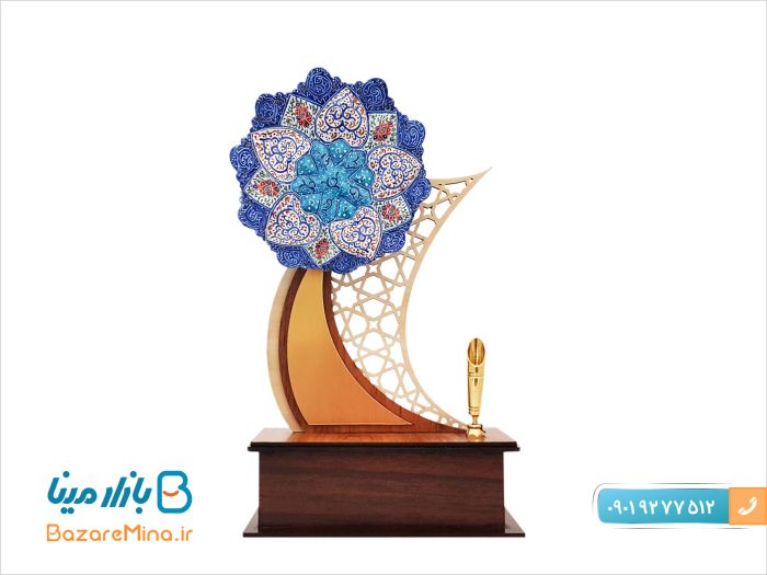 تندیس جا قلمی میناکاری