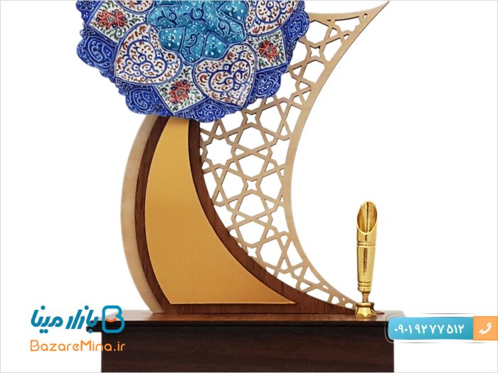 تندیس جا قلمی میناکاری