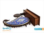 تندیس بته جقه میناکاری طرح کرشمه