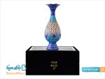 گلدان میناکاری 20 سانتی باکس جعبه مخمل