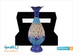گلدان میناکاری 20 سانتی باکس جعبه مخمل