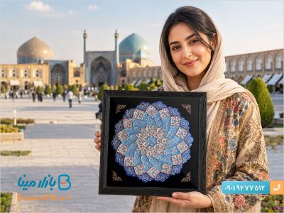 قاب میناکاری 30 سانتی اصفهان