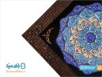 قاب بشقاب 16 سانتی متری میناکاری