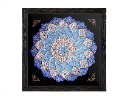 قاب میناکاری 30 سانتی بشقابی 30