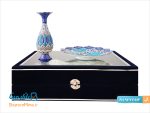 باکس میناکاری بشقاب 20 و گلدان 16 سانتی