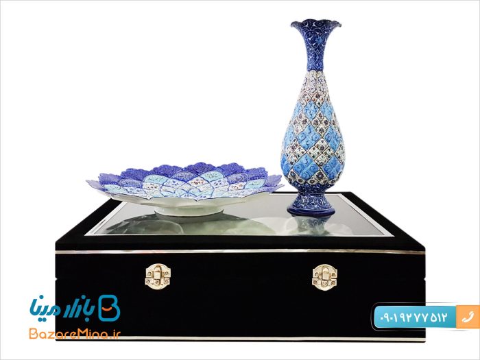باکس میناکاری بشقاب 30 و گلدان 25 سانتی