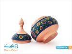 قندان مس و پرداز ارتفاع 15 سانتیمتر