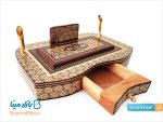 جاقلمی کشویی خاتم کاری