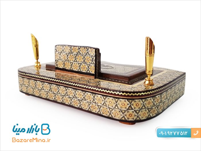 جاقلمی کشویی خاتم کاری