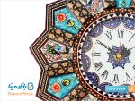 ساعت دیواری میناکاری و خاتم کاری اصفهان