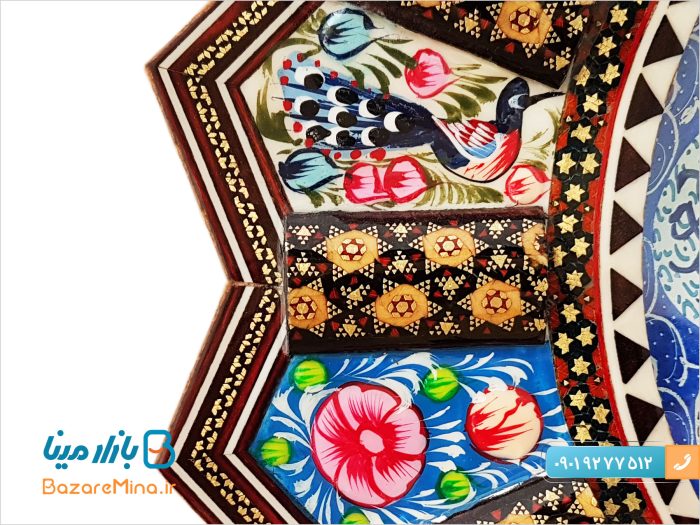 ساعت دیواری خاتم کاری اصفهان