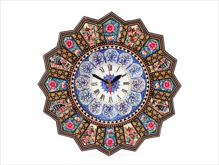 ساعت دیواری خاتم کاری اصفهان