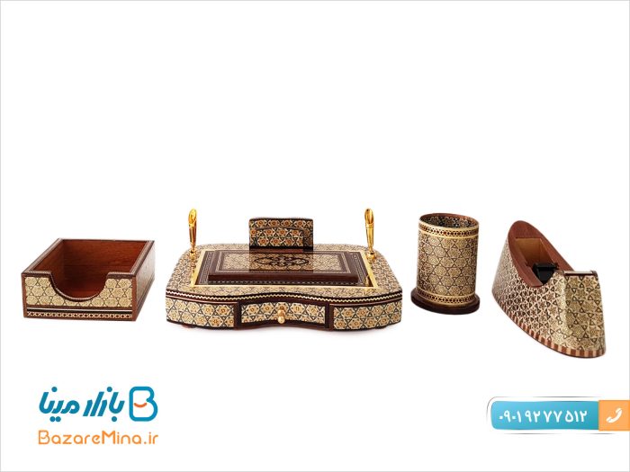 ست میز اداری خاتم کاری اصفهان