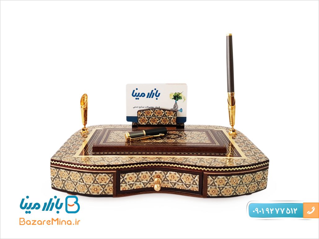ست میز اداری خاتم کاری اصفهان