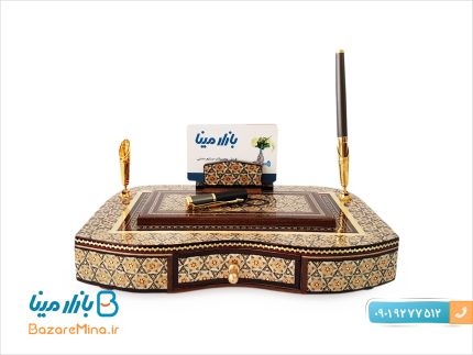 ست میز اداری خاتم کاری اصفهان