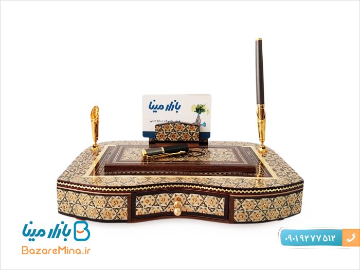 ست میز اداری خاتم کاری اصفهان