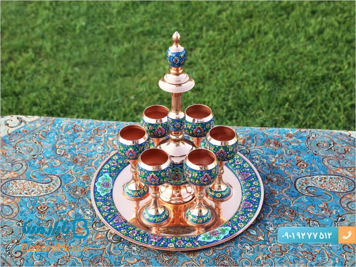 سرویس شربت خوری مس و پرداز اصفهان