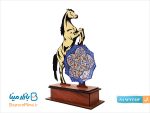 تندیس هدیه میناکاری طرح اسب