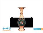 گلدان 16 سانتی مس و پرداز با جعبه مخمل